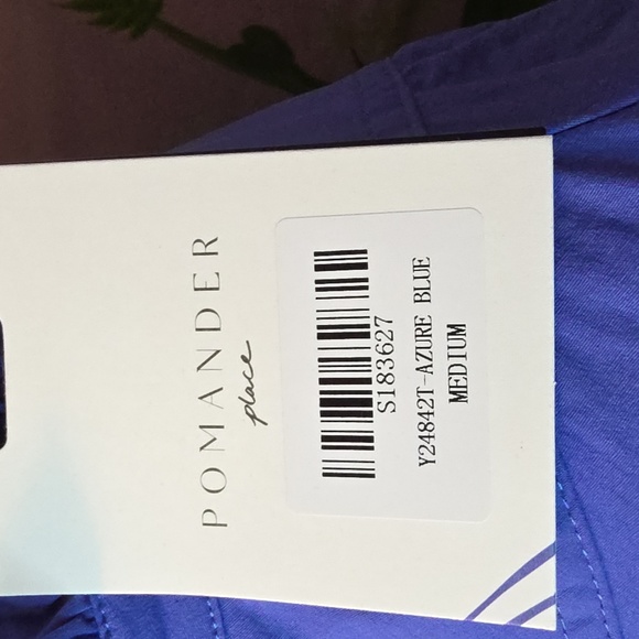 Pomander Place Azure Purple/Blue Selina Mini Ruffle Dress In Medium - Picture 7 of 8